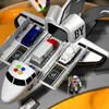 スペースシャトルモデルシミュレーションイナリティアカートイ航空機の音楽光ダイキャストとキッズ教育ギフト男の子231221