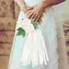 Decorative Flowers Wedding Hoop Bouquet Floral Centerpiece Bridal Bouquets Fake Artificial Sweetheart Table