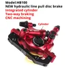 Xtech HB100 hydraulisk skivbromsbromsar bakre bakre HS1 G3 -rotorer MTB Vägcykel Mekaniska bromsokbromsar Kolvdelar 231221