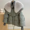 Frauen in Parkas 2024 Korea Mode Frauen Puffbubble Bubble Gans Down Damen Jacken Schichten Winter Mode Frauen Puff Jackets Jtxy