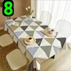 Tavolo stoffa Nordic Pvc tovaglia impermeabile a prova di olio e lavaggio decorativo senza lavaggio Homestay El Restaurant J6F1848