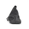 Interiörstillbehör PU LÄDER BIL Gearskifthalsar Auto Manual Stick Shifter Knob Boot Cover Gaiter för E46