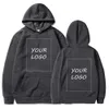 Aangepaste hoodies Zwarte sweatshirts Hoodie Eigen ontwerp Veelkleurig Aanpassen Heren Dames Y2k Top Streetwear Uw print sweatshirt 231220