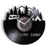 Orologi da parete Live Love Camp Summer Camping Orologio dal design moderno Orologio Camper Mave Cave Decor Glamping Adventure Orologi vintage3618632