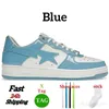 Bapestasss SK8 STA أحذية عرضية كلاسيكية براءة اختراع أسود أبيض UNC Camo Pink Pastel Pack Brown Beige Blue Flat Gai Sports Size 5.5-11