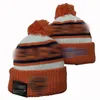 Nieuwe beanies voetbal basketbal honkbal beanies sport gebreide hoed pom pom hoeden hete teams kleur breisbreien mix kleuren f2