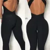 Ensembles actifs Set Set Fitness Women Sport Costumes Jumps 2021 Sexe Sweness Tracksuis Backless Gym Running Sportswear Leggings Workout Sportl231221