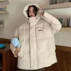 Trench femminili da donna Cotton Cotton Cottle Winter Giacca da donna Short Hooded Parkas Versione coreana Outwear Outwear Trend Over -Coat 2023