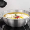 Zestawy naczyń obiadowych 5PCS Multi-Purpose Stali Stal Bowl Przenośna metalowa sałatka pojemnik kuchenny