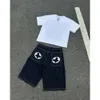 Hip Hop Retro Look Denim Baggy Gym Casual 2023 New Haruku Gothic Men Basketball Shorts Streetwear