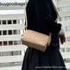 Loops Bag Bottegaaveneta väskor äkta lädervävd kvinnor Ny trendknut axelband crossbody fashionabla och enkel rak liten fyrkantig frj