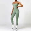 Yoga Outfit de rastreio feminino Yoga Set Suges Salpsuits One Piece Rompers Sportswear Gym Gym Sport Sport Fitness Clothes Mulheres Bodysuitl231221