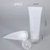 Garrafas de embalagem 50pcs/lote 15ml 30ml 50ml de lotes de creme de tubo transparente vazios Recipientes de loção para cuidados pessoais PMTEP