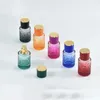 Garrafas de armazenamento colorido perfume dispensar garrafa portátil recarregável 30ml vazio multifuncional spray de vidro viagem