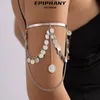 Etnische stijl metalen armketting punk kwastje armring armband sieraden voor vrouwen artikelen 240105