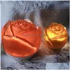 Molds Rose Bud Resin Mold 3D Flower Sile Casting Molds Craft Mod Diy Soap Candle Wax Polymer Clay Concrete Drop Delivery Jew Dhgarden Dhky9