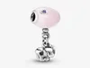 Nova chegada 925 elefante de prata esterlina e balão rosa encaixe o charme de charme original de charme europeu jóias de moda Acesso4642571
