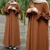 Ethnische Kleidung Abayas für bescheidene Frauen Muslim Ramadan Eid Gebet Maxi Kleid Truthahn Kaftan Islam Arabische Robe Dubai Femme Jalabiya