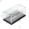 Hooks Rails Hooks 1st Dental Acrylic Organizer Holder Box Round/Rectangar Arch Wires Fall för att placera Ortodontic Lab Drop Delivery Dhn8f