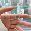 Cluster Rings S925 Sterling Silver Ring For Women's Insider Design Sense Light Luxury Oval Zircon Jewelry Women