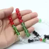 Strand PLE Mappa Bracciale con ciondolo Braccialetti con rosario islamico Braccialetti di culto Gioielli Festival Regalo per appendere l'auto a casa