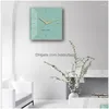 Relógios de parede Relógios de parede Modern Art Frane Relógio Luxo Grande Tamanho Quarto Design para Home Drop Delivery Home Garden Home Decor Relógios DHCDR