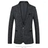 Men's Suits Blazer Explosion Models Large Size Solid Color Luxury Single-button Slim Suit Business Casual