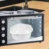 Servis mikrovågsugn rispokare matlagning av potten container maker uppvärmning Mikrovågsbart hem Praktisk plastgrönsaksångare