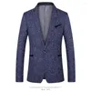 Men's Suits Blazer Explosion Models Large Size Solid Color Luxury Single-button Slim Suit Business Casual