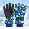 Fashion Kids Gloves Winter Vlies warme Cartoon-Handschuhe Kinder dicke Skigitens im Freien für Jungen und Mädchen 9-13 Jahre alt 231221