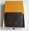 Designer Brand Wallet Luxury Short Walls Card Holders Kjuten för män Kvinnor Purse Kopplingsväskor med presentförpackning 222