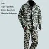 Survêtements pour hommes Entraînement en plein air Uniforme de camouflage Résistant à l'usure Vêtements de travail anti-brûlure Veste Pantalon Costume Vêtements d'assurance du travail