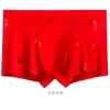 Underpants Sewing Modal Underwear Boxer Shorts Big Red Comfortable Breathable Wedding Boxers Men A Must For Tough Man