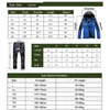 TRVLWEGO combinaison de Ski d'hiver hommes coupe-vent imperméable veste et pantalon de Snowboard extérieur Super chaud 2 en 1 manteau de neige en polaire thermique 231220