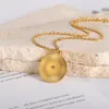 Vintage Sun Aand Moon Pendant Halsband för kvinnor Rostfritt stålkedja Fashion Bohemia Jewelry Presenttillbehör 231221