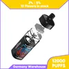 Hochwertiger PUFF 12000 Puffs Einwegriegel E-Zigaretten-Vape-Stift mit einstellbarer Spannung 16-ml-Patrone vorgefüllter Verdampfer Tragbares Dampfstangengerät