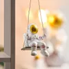 Kawaii Room Decor Figurine Astronaute Mur Living Accessoires suspendus Home Decoration Pendant Résine 231221