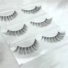 False Eyelashes 5/3 Pairs Lashes Natural Mink Invisible Band Faux Reusable Extension Makeup In Bulk