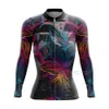 VEZZO femme chemise de cycliste à manches longues vêtements de cyclisme 231220