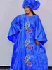 エスニック服のウェディングドレスバジンリッチオリジナル伝統的なローブアフリカンフォーマルオシプドレス女性のための誕生日
