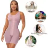 Fajas Colombianas High Compression Slimming Postpartum Full Body Shaper Waist Trainer Post Liposuction Shapewear With Bones 231221