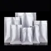 Matte wiederverschließbare Beutel Aluminiumfolie Zip Lock Package Beutel 200pcs/Lot Food Storage Bag Tee Snacks Langzeitverpackung Mylar Folienbeutel IBLSB