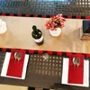 パーティーの装飾クリスマスディナーの食器の装飾アクセサリーの調理器具ホルダーテーブルと結婚式