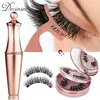 Magnetic Eyelashes Eyeliner Tweezer Set Natural False Lash Repeated Use 3D Mink Waterproof Liquid Makeup Tool 231221