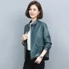 Women's Jackets High Quality Lady Leather Clothes 2023 Spring Autumn Coat Motorcycle PU Pi Jacket Outerwear Female Tops