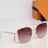 Luxusmarke Frauen übergroße Sonnenbrille Z1725 Glamour Cat Eye Rahmen -Gradient Objektiv Leicht Metalltempel abnehmbarer Charme Sommer255V