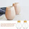 Vases 10 Pcs Christmas Spherical Bottle Juice Bottles Portable Milk Decorate Clear The Pet Travel Beverage Packing Iced Coffee