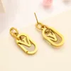 Diamond Earring Classic Brand Letter Designer Stud Women Weeellery Orecchini perle Love Gifts coppia Oro Sier Accessori di moda Sier Design