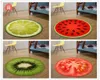 Round Carpet Fruit 3D Print Soft Carpets Antislip Rugs Computer Chair Mat Kiwi Watermelon Floor Mat for Kids Room Home Decor 20121076841