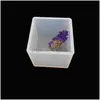 Formar fyrkantiga kubsile hartsformar för polymer lera som skapar epoxy smycken tillverkningsverktyg 5 storlek droppleverans smycken smycken dhgarden dhu4v